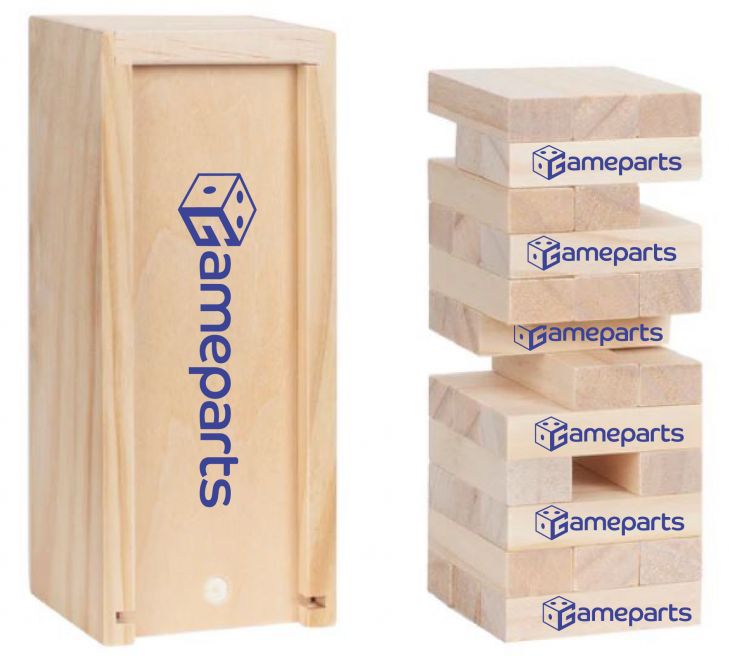 Mini Jenga Style Stacking Game main image
